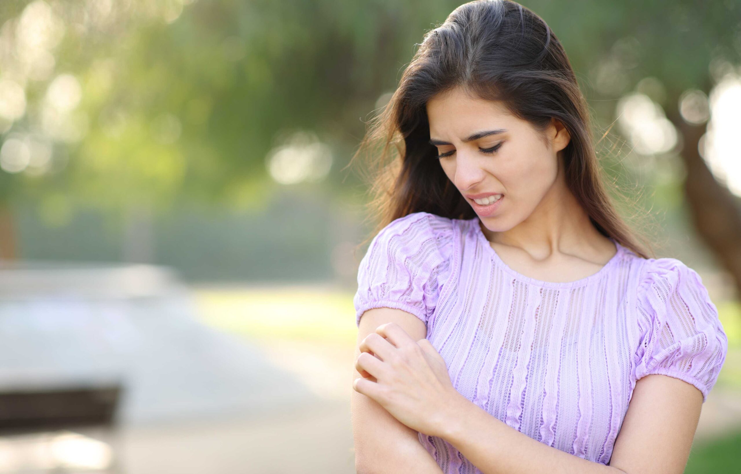 woman with Psoriasis